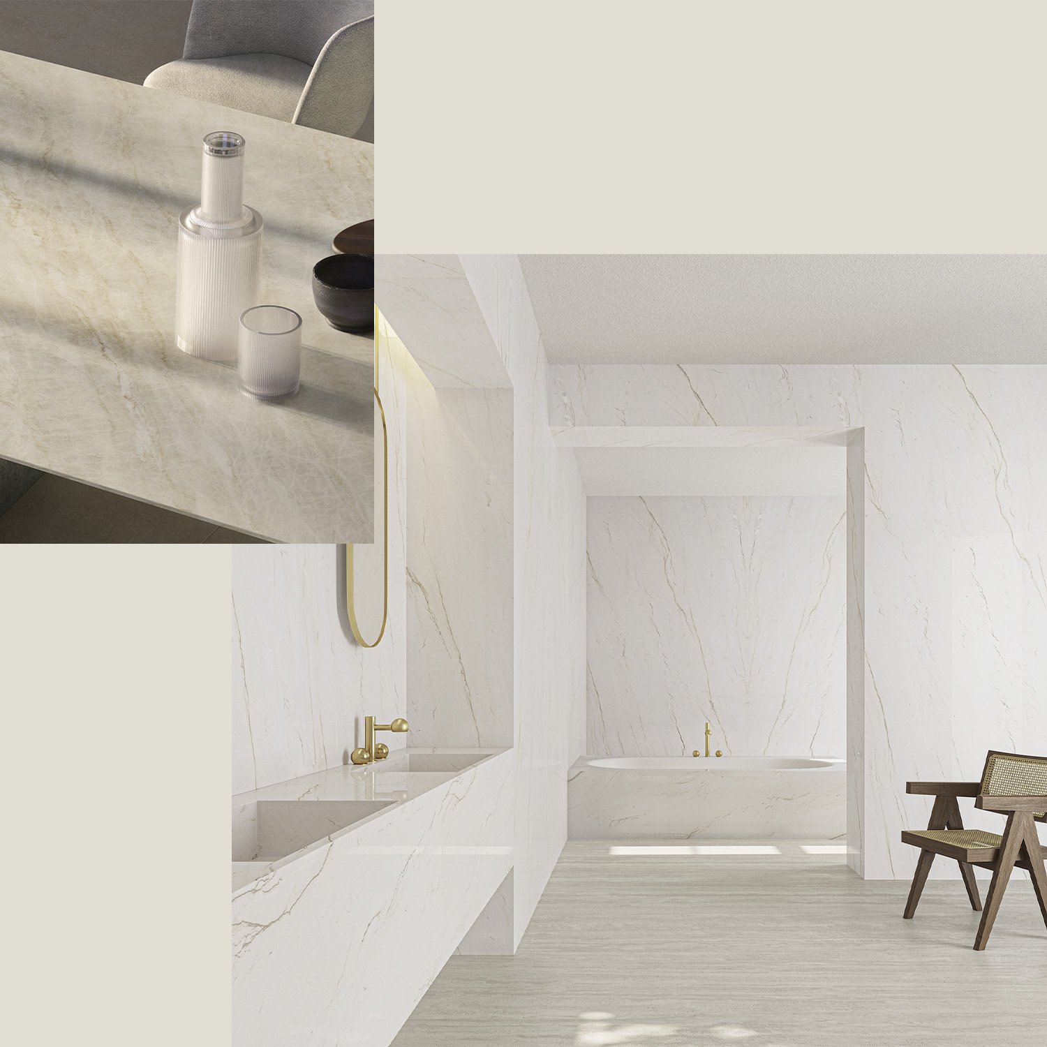 KINGSTON UPON THAMES PORCELAIN KITCHEN WORKTOPS